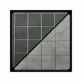 Time2Play 1 in. Reversible Squares Battlemat Board Game, Black & Grey TI2737487